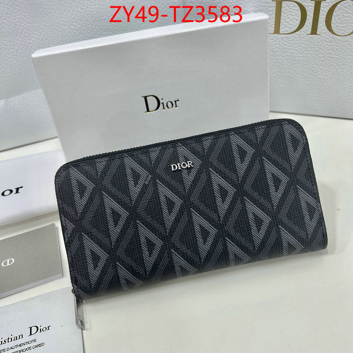 Dior Bags(4A)-Wallet- fake cheap best online ID: TZ3583 $: 49USD,