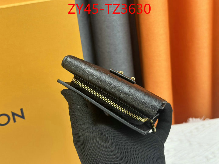 LV Bags(4A)-Wallet where to buy replicas ID: TZ3630 $: 45USD,