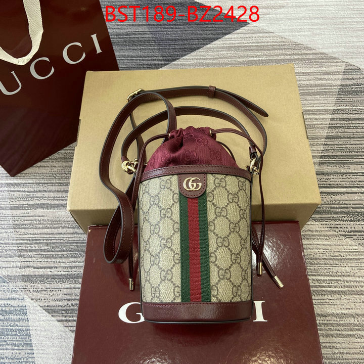 Gucci Bags(TOP)-Bucket bag- the highest quality fake ID: BZ2428 $: 189USD,