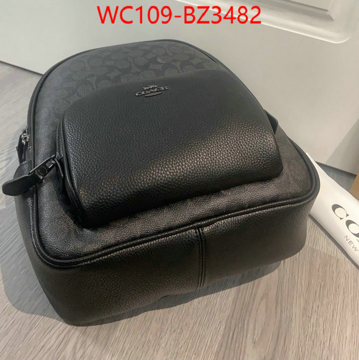 Coach Bags(4A)-Backpack- aaaaa replica ID: BZ3482 $: 109USD,