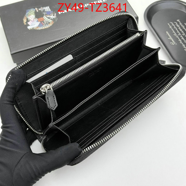 Prada Bags(4A)-Wallet aaaaa customize ID: TZ3641 $: 49USD,
