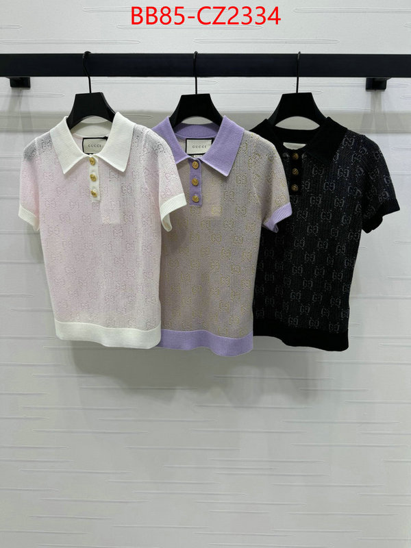 Clothing-Gucci high quality ID: CZ2333 $: 85USD