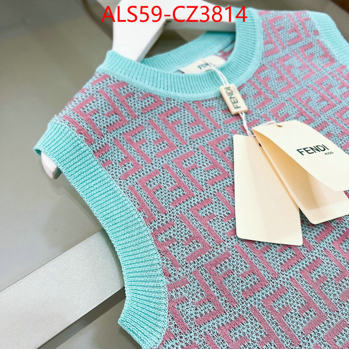 Kids clothing-Fendi 2024 aaaaa replica 1st copy ID: CZ3814 $: 59USD
