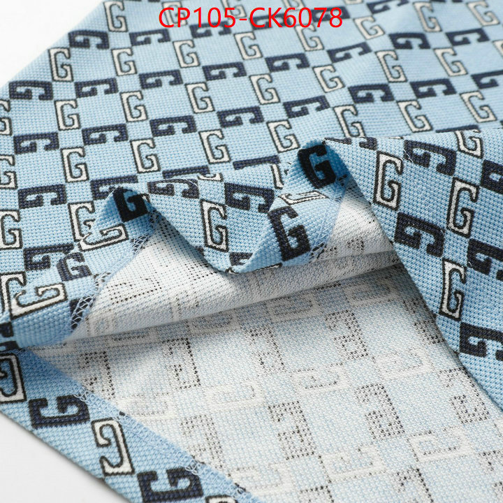Clothing-Gucci highest quality replica ID: CK6078 $: 105USD