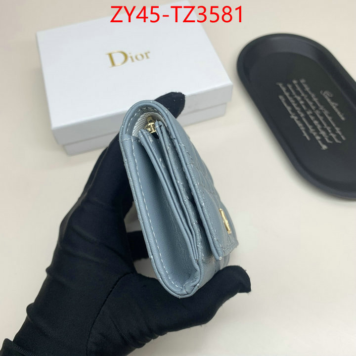 Dior Bags(4A)-Wallet- high quality aaaaa replica ID: TZ3581 $: 45USD,