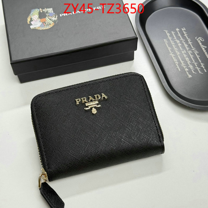 Prada Bags(4A)-Wallet top quality replica ID: TZ3650 $: 45USD,