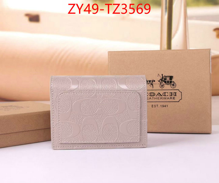 Coach Bags(4A)-Wallet what ID: TZ3569 $: 49USD,