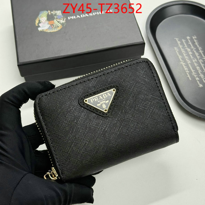 Prada Bags(4A)-Wallet wholesale replica ID: TZ3652 $: 45USD,