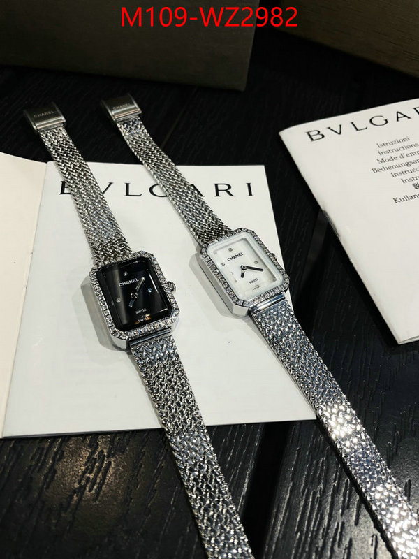 Watch(4A)-Chanel designer replica ID: WZ2982 $: 109USD