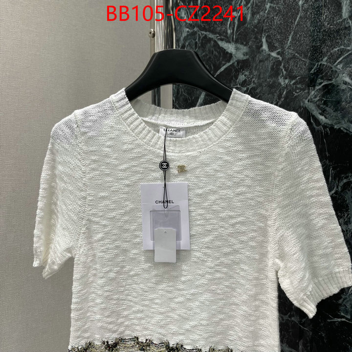 Clothing-Chanel luxury cheap replica ID: CZ2241 $: 105USD