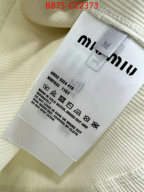 Clothing-MIU MIU top quality ID: CZ2373 $: 75USD