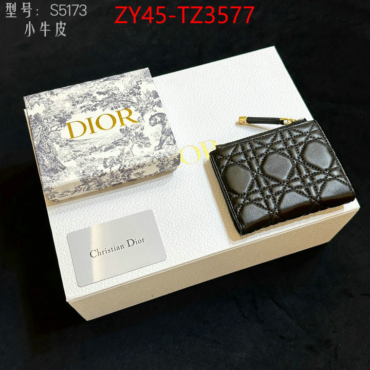 Dior Bags(4A)-Wallet- the highest quality fake ID: TZ3577 $: 45USD,