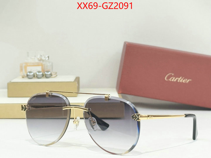 Glasses-Cartier first copy ID: GZ2091 $: 69USD