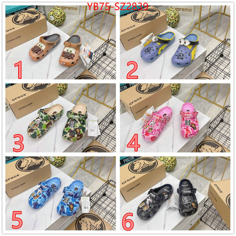Men Shoes-Crocs replica aaaaa designer ID: SZ2839 $: 75USD