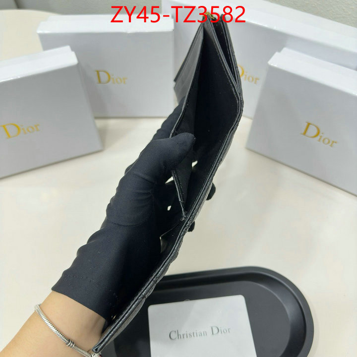 Dior Bags(4A)-Wallet- aaaaa class replica ID: TZ3582 $: 45USD,