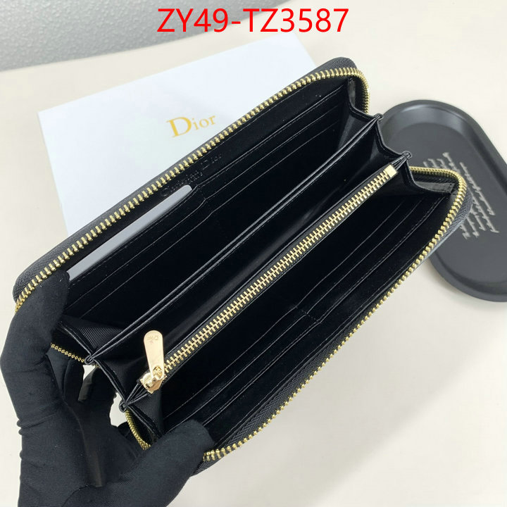 Dior Bags(4A)-Wallet- top quality replica ID: TZ3587 $: 49USD,
