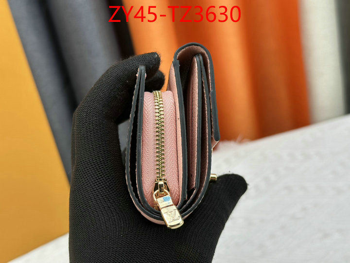 LV Bags(4A)-Wallet where to buy replicas ID: TZ3630 $: 45USD,