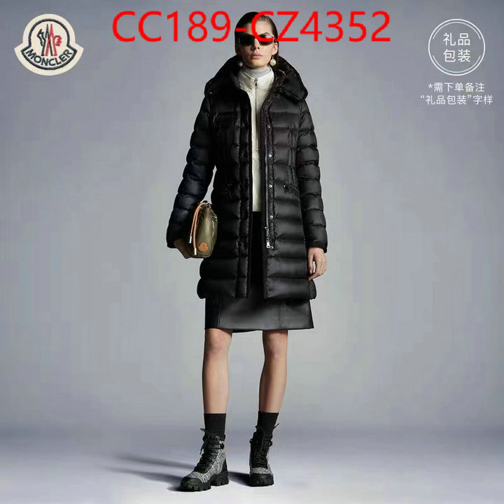 Down jacket Women-Moncler wholesale sale ID: CZ4352 $: 189USD