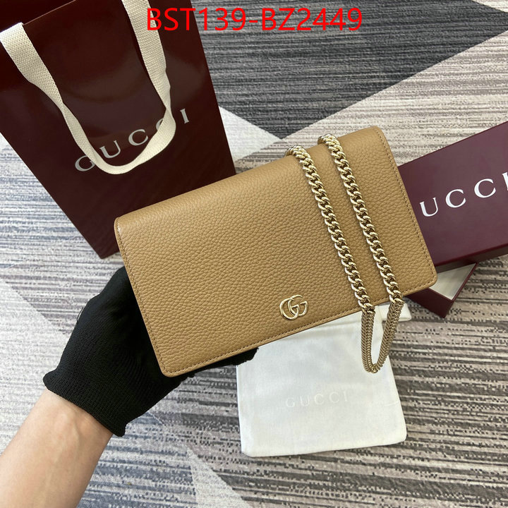 Gucci Bags(TOP)-Crossbody- new designer replica ID: BZ2449 $: 139USD,