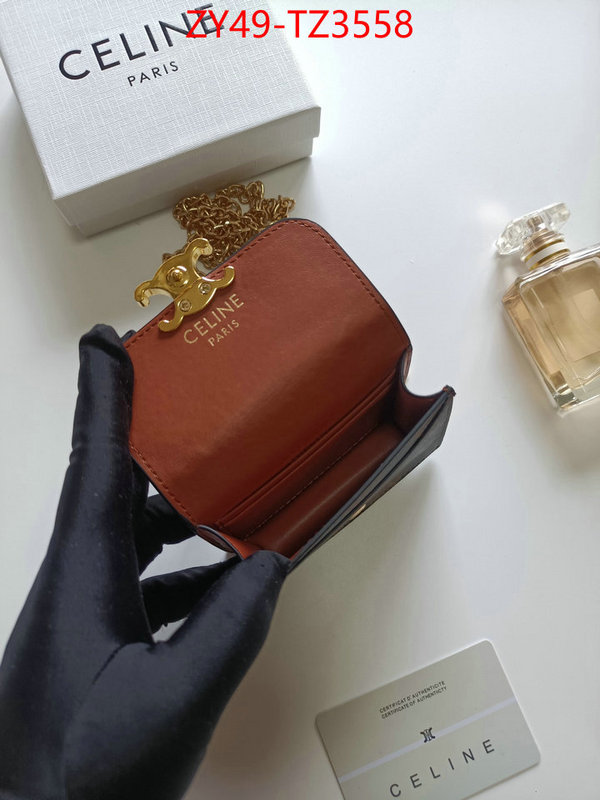 CELINE Bags(4A)-Wallet designer high replica ID: TZ3558 $: 49USD,