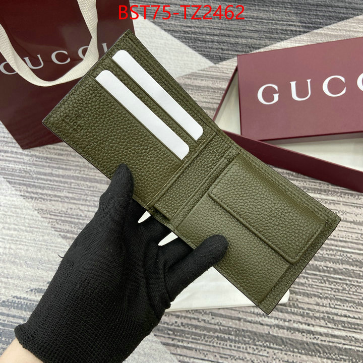 Gucci Bags(TOP)-Wallet- can you buy knockoff ID: TZ2462 $: 75USD,