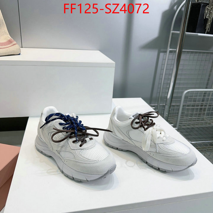 Women Shoes-Miu Miu best quality replica ID: SZ4072 $: 125USD