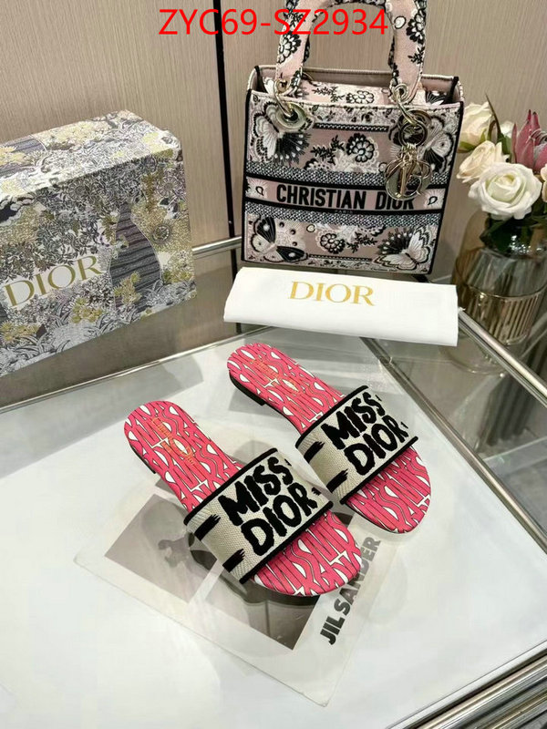 Women Shoes-Dior wholesale imitation designer replicas ID: SZ2934 $: 69USD