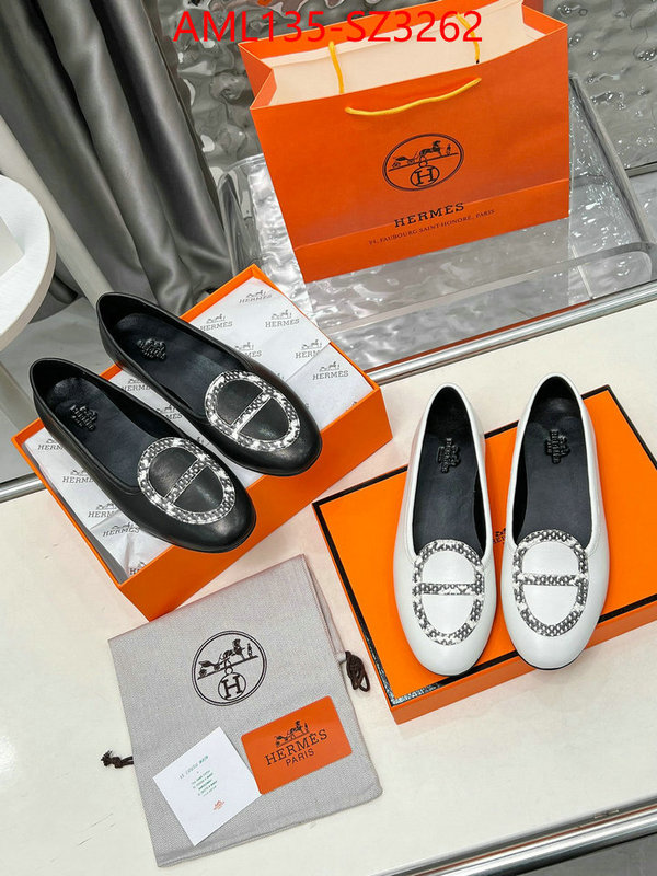 Women Shoes-Hermes aaaaa class replica ID: SZ3262 $: 135USD