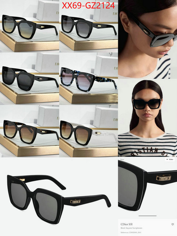 Glasses-Dior replica for cheap ID: GZ2124 $: 69USD