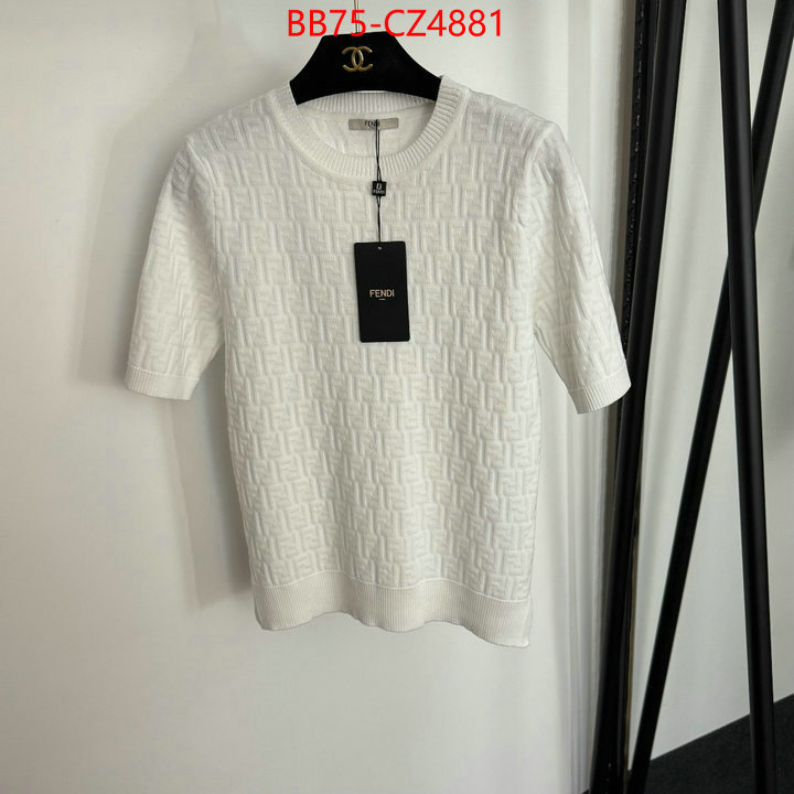 Clothing-Fendi sale ID: CZ4881 $: 75USD