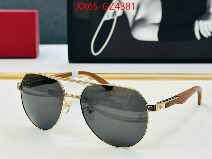 Glasses-Cartier outlet 1:1 replica ID: GZ4381 $: 65USD