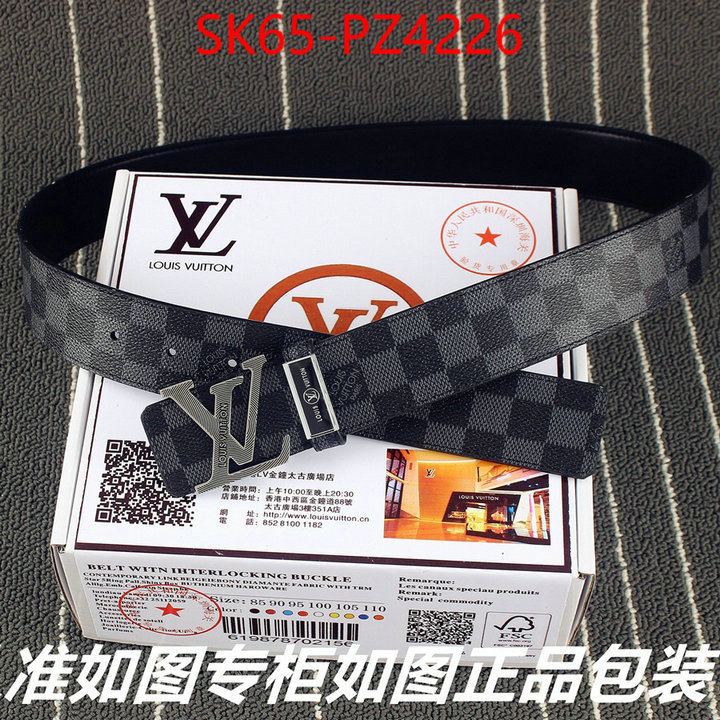Belts-LV luxury cheap ID: PZ4226 $: 65USD