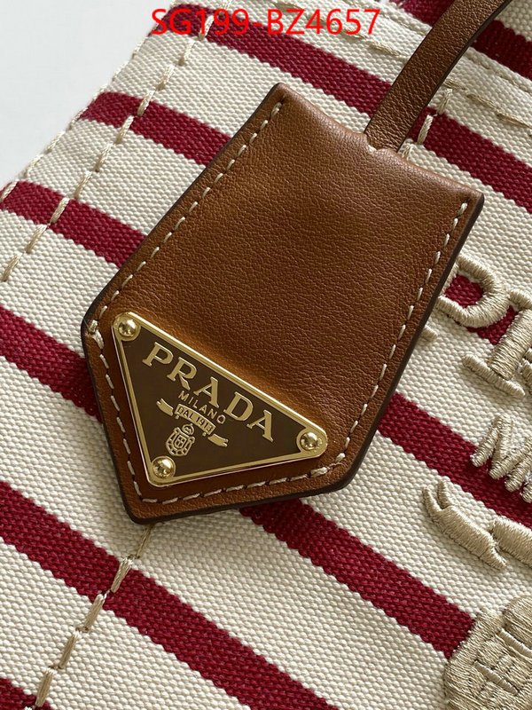 Prada Bags(TOP)-Handbag- perfect ID: BZ4657 $: 199USD,