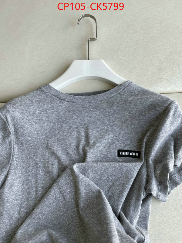 Clothing-MIU MIU replcia cheap ID: CK5799 $: 105USD