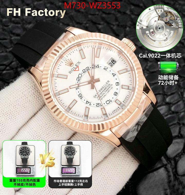 Watch(TOP)-Rolex 7 star quality designer replica ID: WZ3553 $: 730USD