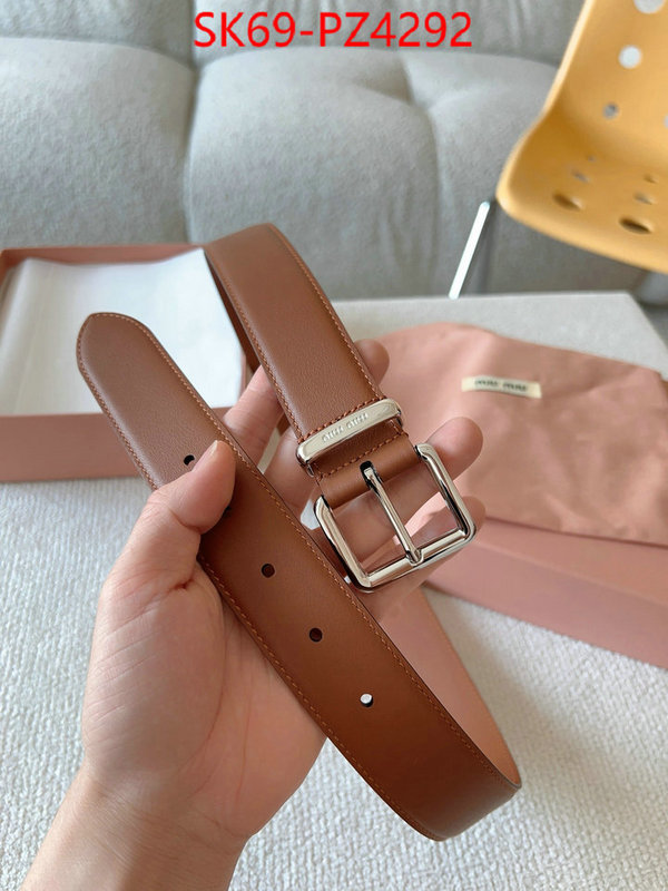 Belts-MIU MIU buy aaaaa cheap ID: PZ4292 $: 69USD
