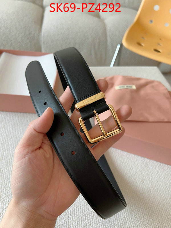 Belts-MIU MIU buy aaaaa cheap ID: PZ4292 $: 69USD
