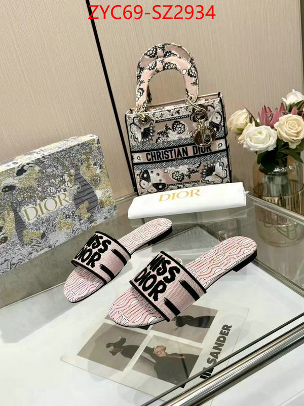 Women Shoes-Dior wholesale imitation designer replicas ID: SZ2934 $: 69USD