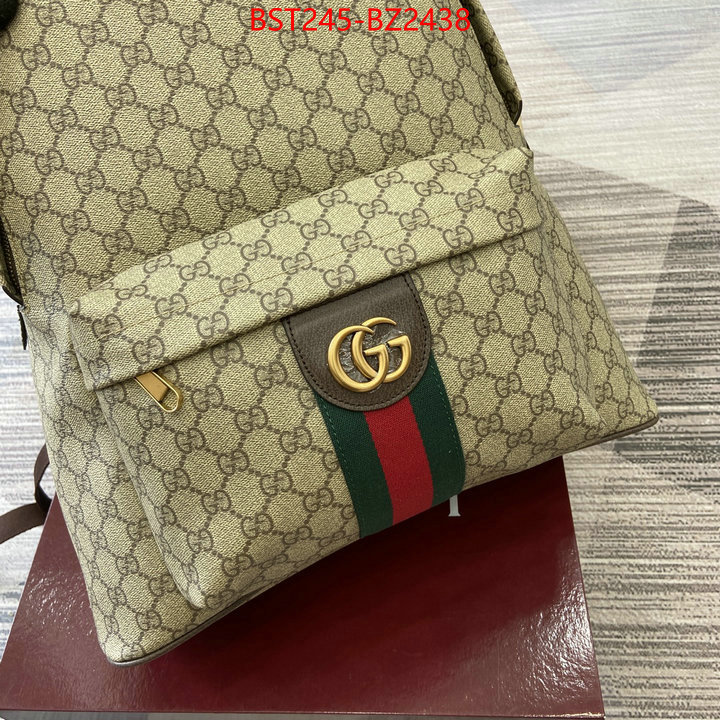 Gucci Bags(TOP)-Backpack- what's the best to buy replica ID: BZ2438 $: 245USD,