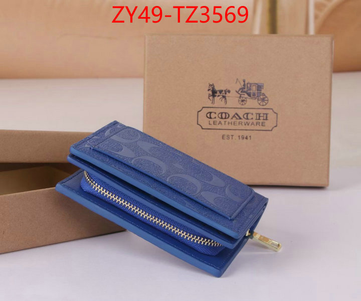 Coach Bags(4A)-Wallet what ID: TZ3569 $: 49USD,