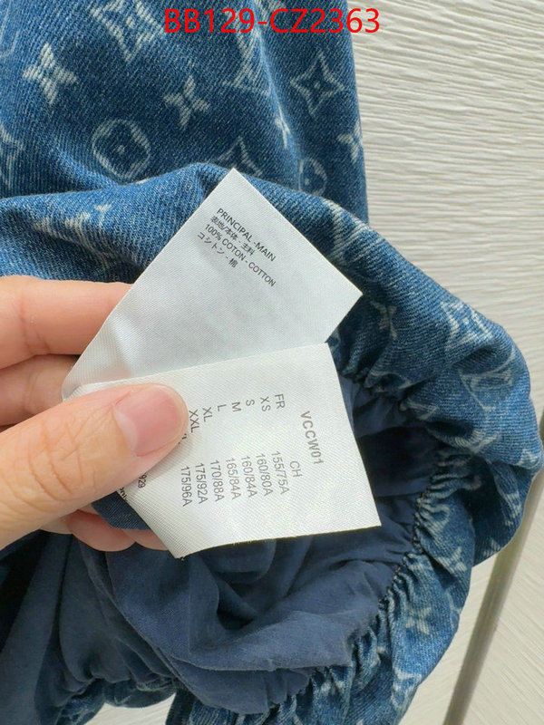 Clothing-LV found replica ID: CZ2363 $: 129USD