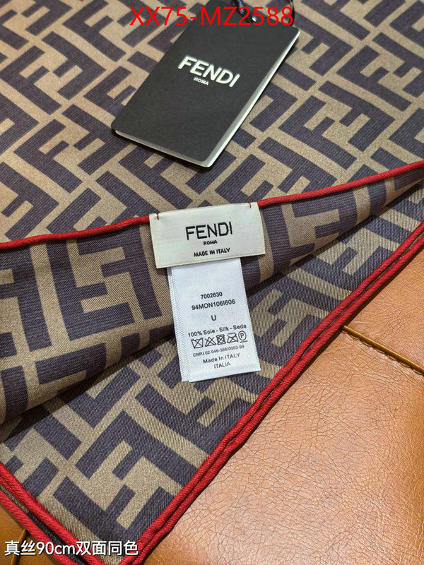 Scarf-Fendi for sale cheap now ID: MZ2588 $: 75USD