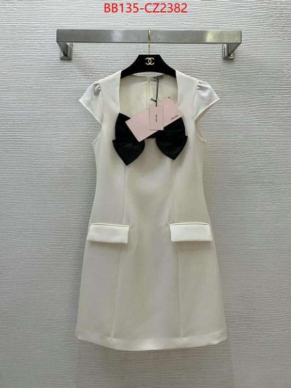 Clothing-MIU MIU replica best ID: CZ2382 $: 135USD