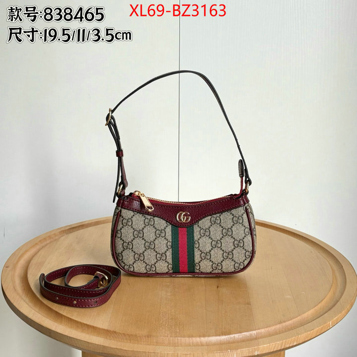 Gucci Bags(4A)-Crossbody- aaaaa replica ID: BZ3163 $: 69USD,