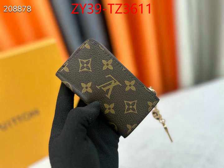 LV Bags(4A)-Wallet cheap ID: TZ3611 $: 39USD,