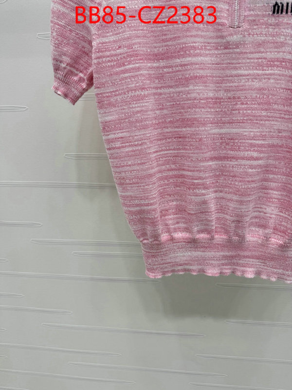 Clothing-MIU MIU counter quality ID: CZ2383 $: 85USD