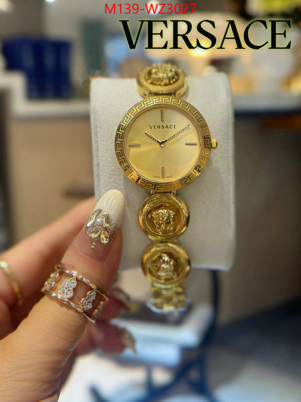 Watch(4A)-Versace 2024 luxury replicas ID: WZ3027 $: 139USD
