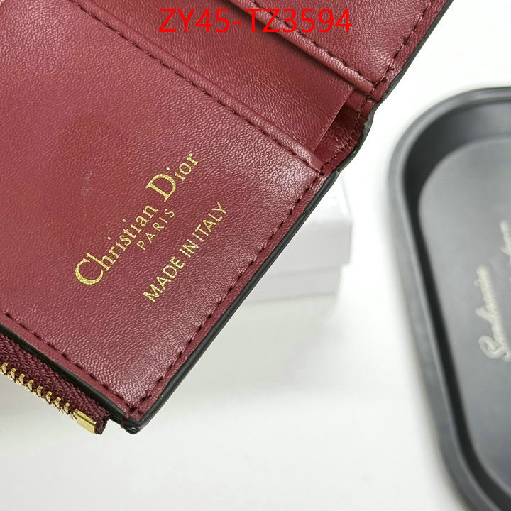 Dior Bags(4A)-Wallet- replica 1:1 ID: TZ3594 $: 45USD,