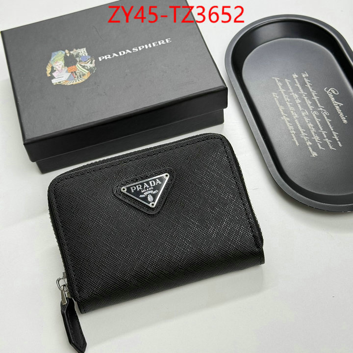 Prada Bags(4A)-Wallet wholesale replica ID: TZ3652 $: 45USD,