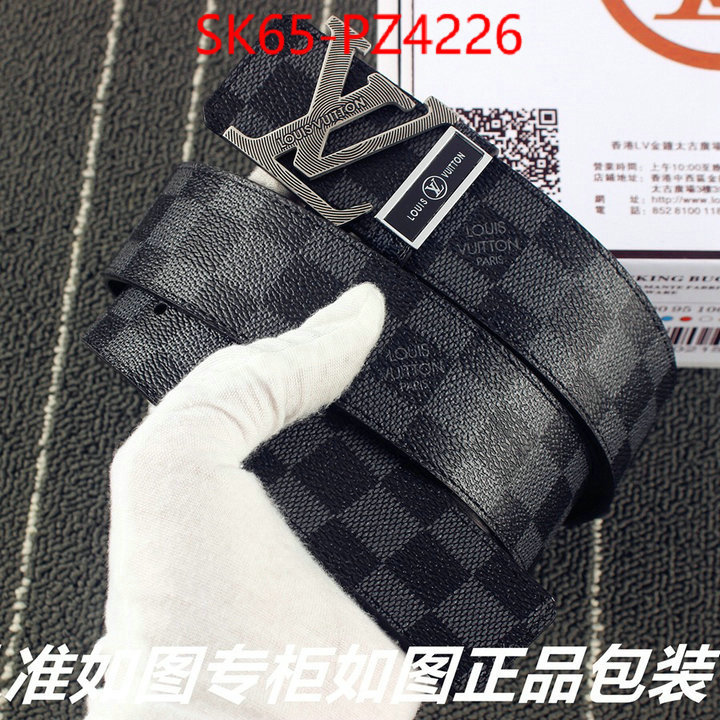 Belts-LV luxury cheap ID: PZ4226 $: 65USD